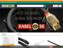 Tablet Screenshot of kabel.sk